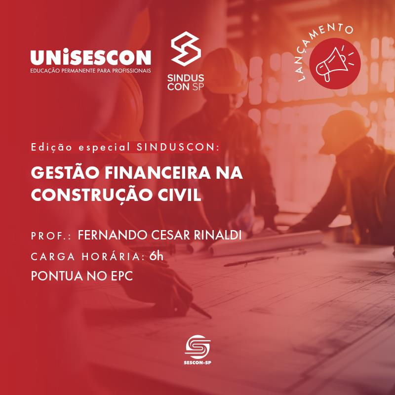 Gestão Financeira na Construção Civil  - Edição Especial - SINDUSCON