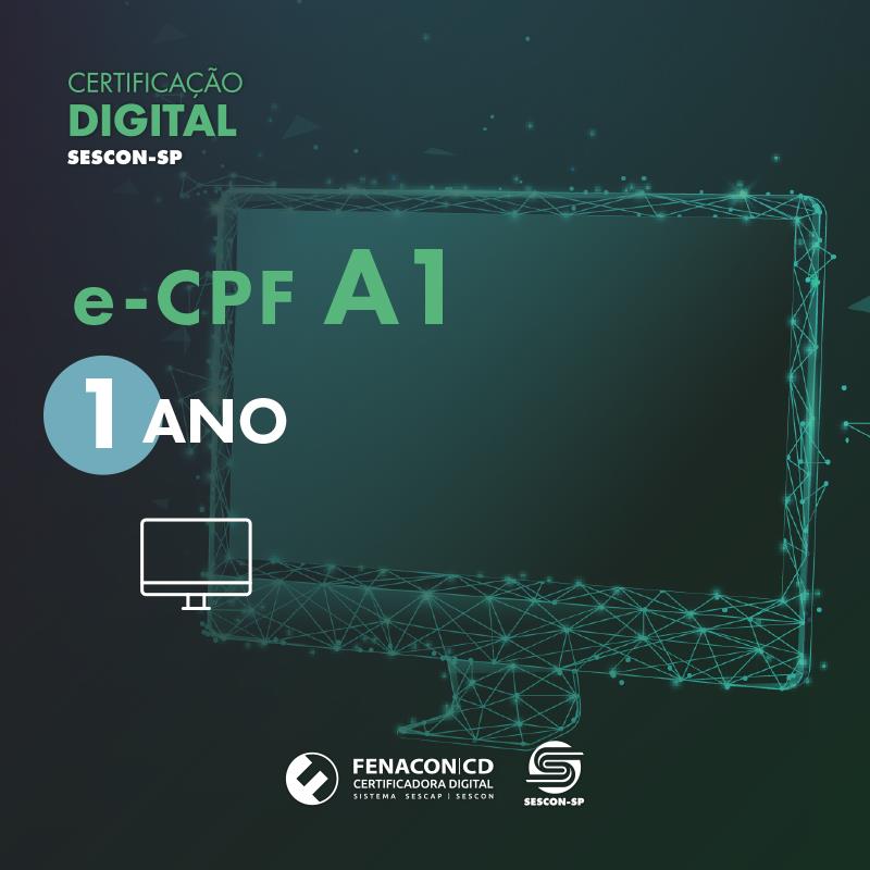 e-CPF A1 | 1 Ano